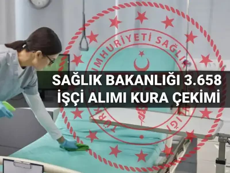 Sağlık Bakanlığı 2025 İşçi Alımı Kura Takvimi Açıklandı: 3.658 Şanslı Aday Belirlendi