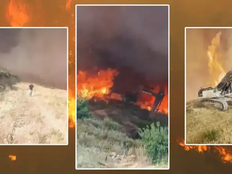 Alevlerin Ortasında Kalan Adamın Duygusal İfadesi: "Etim Eriyormuş Gibi Yandığımı Hissettim"