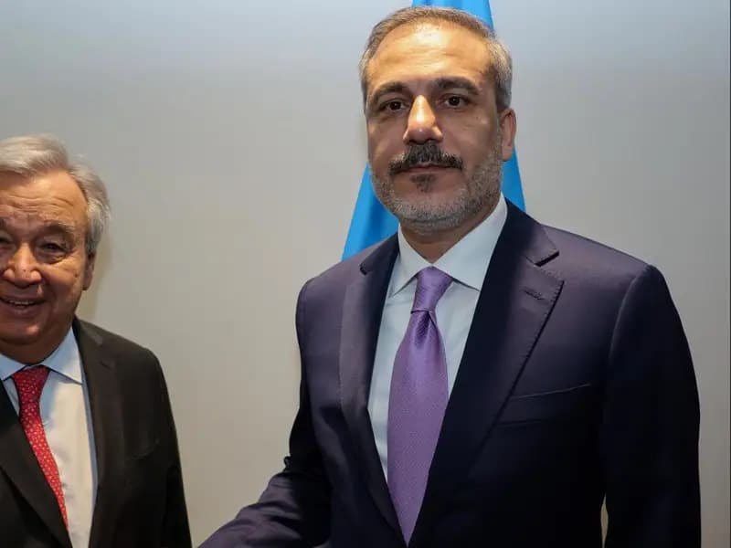 Bakan Fidan, BM Genel Sekreteri Guterres ile Görüştü