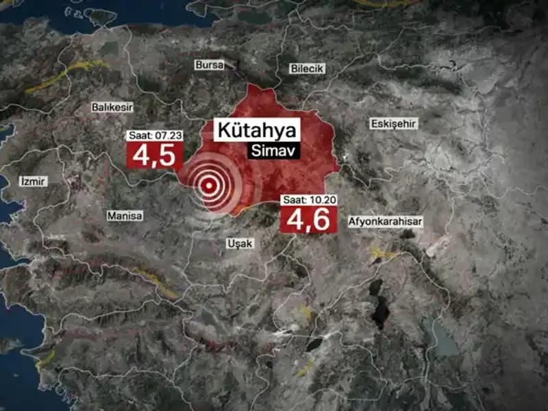 Kütahya'da Depremler Korkuttu, Okullar Bugün Tatil Edildi