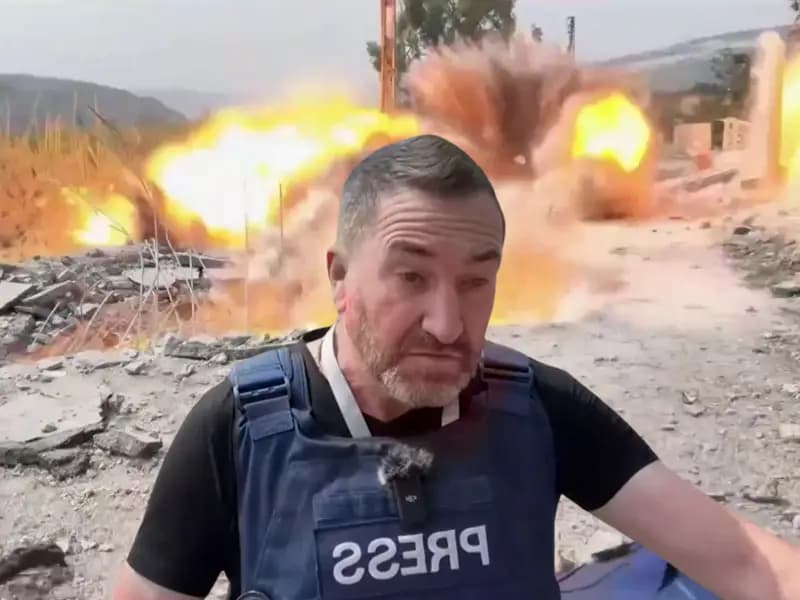 İsrail'in Lübnan Saldırılarında Muhabir Ölümden Döndü