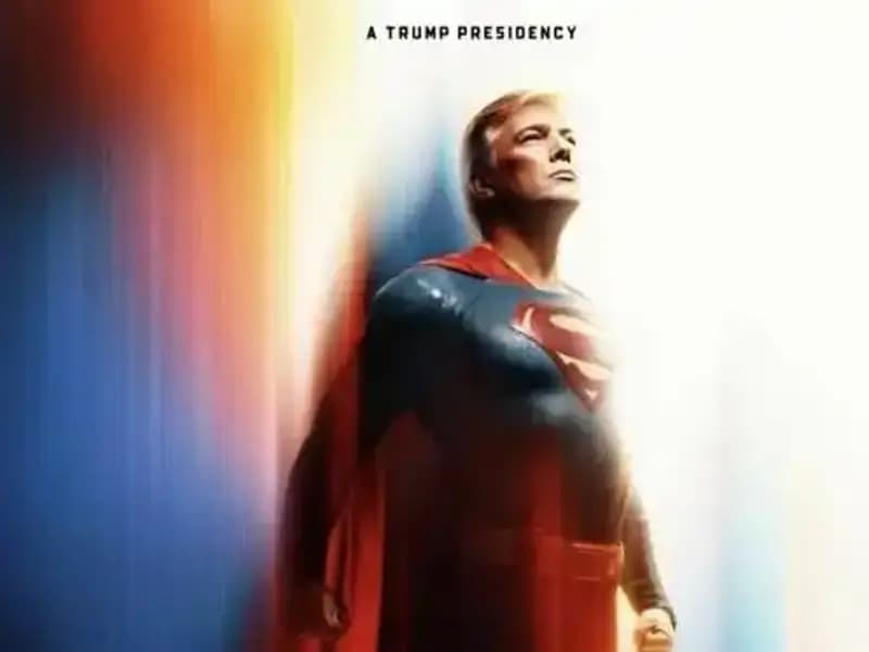 Trump, Pelerin Giyerek Süper Kahraman İmajıyla Dikkat Çekti!