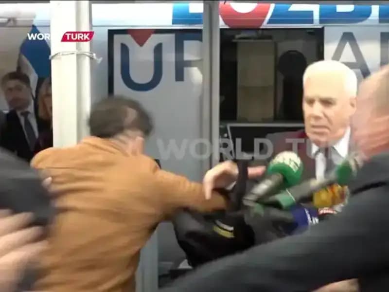 Bursa'da Başkan'a Saldırı: Kameralara Yansıyan Anlar Şoke Etti