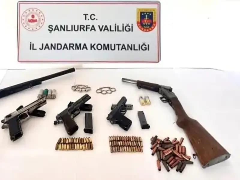 Şanlıurfa'da Ruhsatsız Silah Operasyonu: Çok Sayıda Gözaltı ve Tutuklama