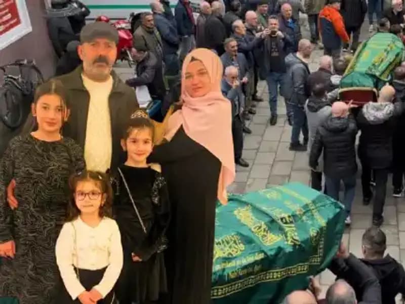 Rize, Strasbourg'da Hayatını Kaybeden Kız Kardeşlere Son Görevini Yaptı