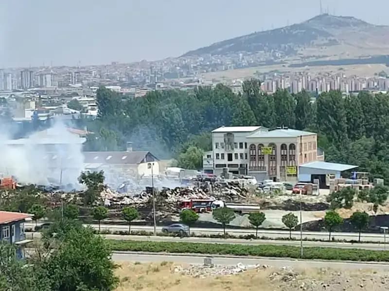 Otluk Alanında Başlayan Yangın Depoyu Yok Etti: Olayın Detayları