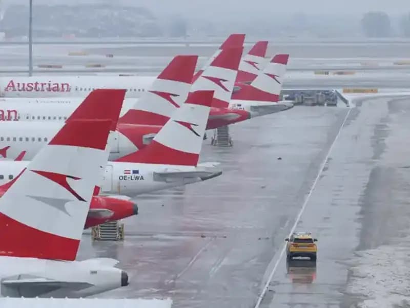 Avrupa'da Kış Şartları Uçuşları Zorlaştırıyor: Budapeşte ve Viyana Aksadı