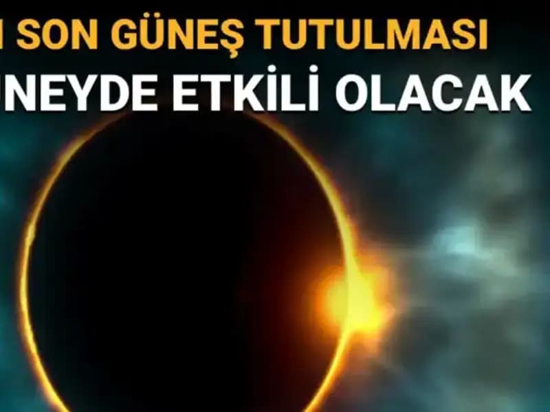 Yılın En Heyecan Verici Güneş Tutulması: Eylül'de Ay, Güneş'in Yüzde 85'ini Örtecek!