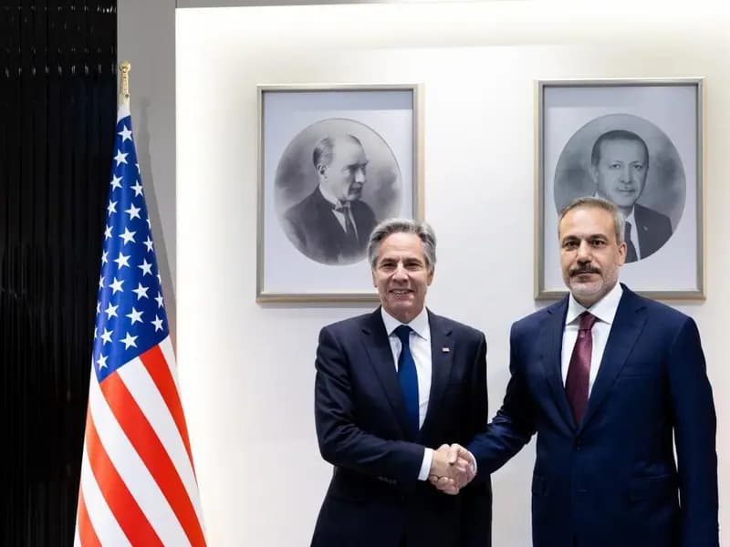 Bakan Fidan, Blinken ile Tel Aviv'de Görüştü