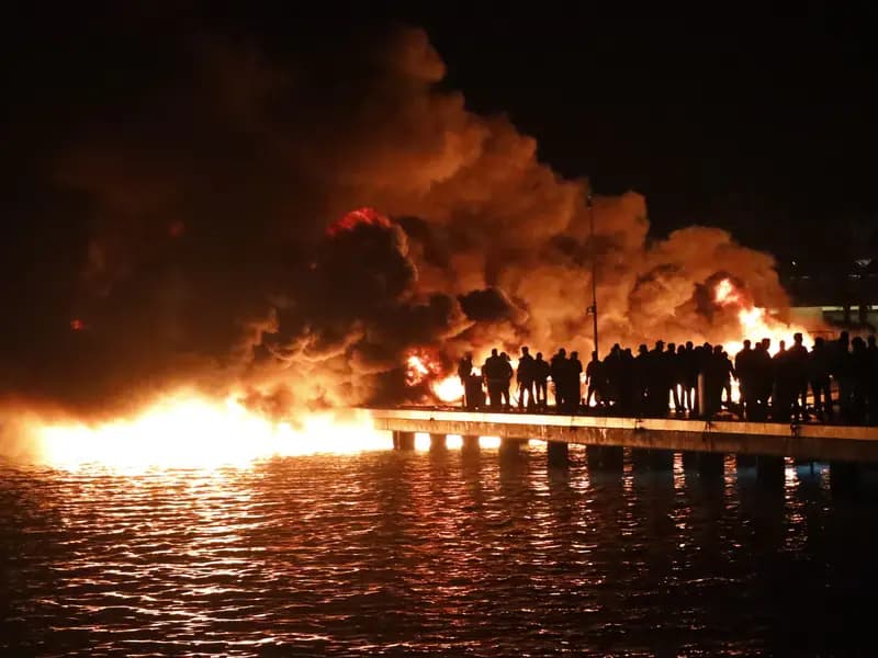 Bodrum'da Milyonluk Motoryatlar Yangında Zarar Gördü