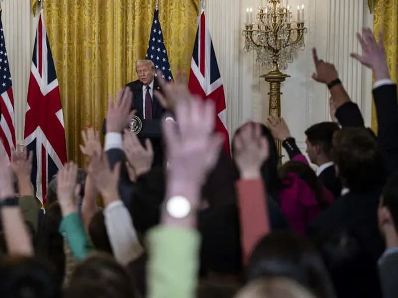 "Bu Kadar Yeter" Çıkışı İle Trump, Beyaz Saray Basın Toplantısında Fırtınalar Estirdi