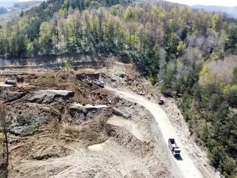 Kastamonu-Çatalzeytin Kara Yolunda Görülen Heyelan Sürprizi