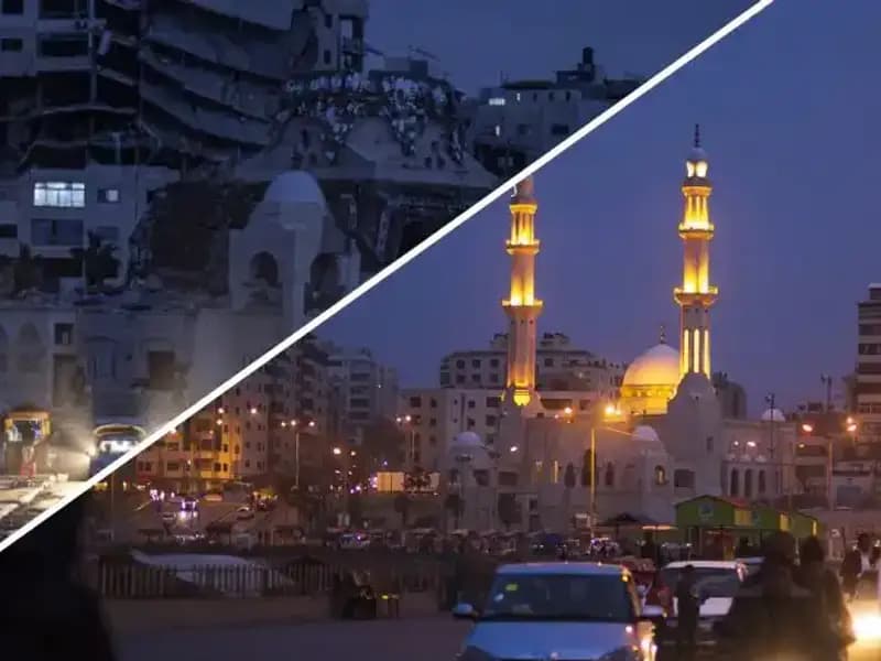 Gazze'de Yıkım: Şehir Nasıl Değişti? Öncesi ve Sonrası Görüntüler Şok Edici