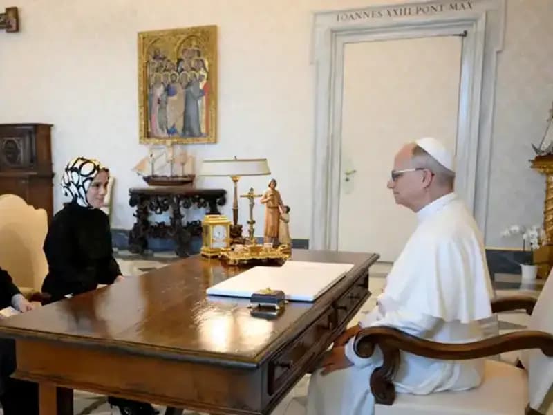 Emine Erdoğan ve Papa Leo: Gazze Meselesinde Bir Araya Geldiler