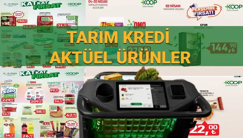 Tarım Kredi Kooperatifi Marketleri Nisan Ayında Şok İndirimler Sunuyor