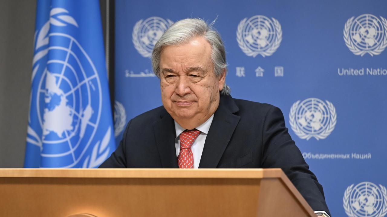 Guterres'ten Suriye'ye İlişkin Açıklama