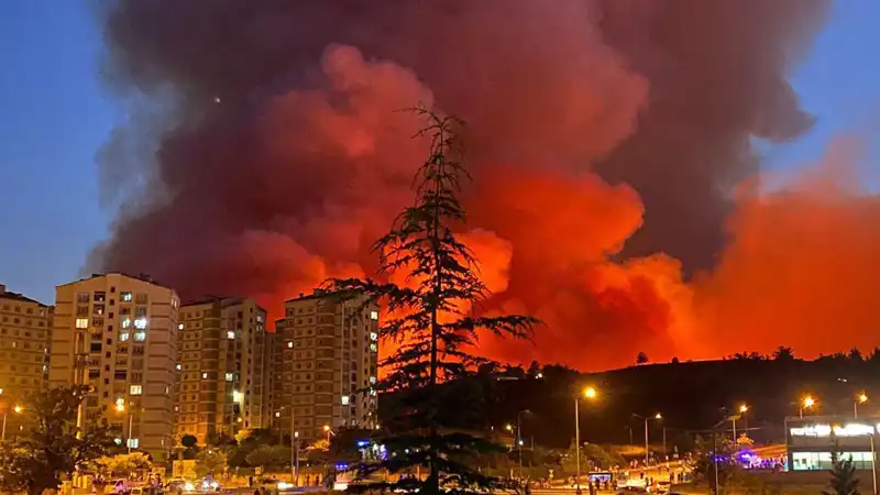 Bursa'da Yangın Alarmı! Şehirde Ne Oluyor?