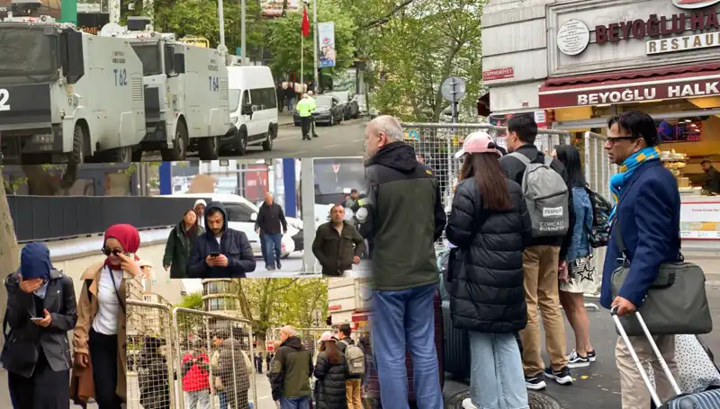 1 Mayıs İşçi Bayramı'nda Taksim, Kadıköy ve Beşiktaş'taki Yoğun Kalabalıklar