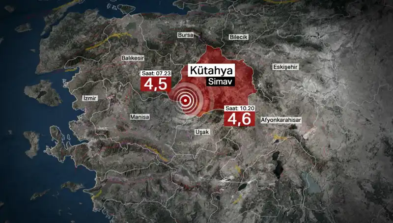 Kütahya'da Depremler Korkuttu, Okullar Bugün Tatil Edildi