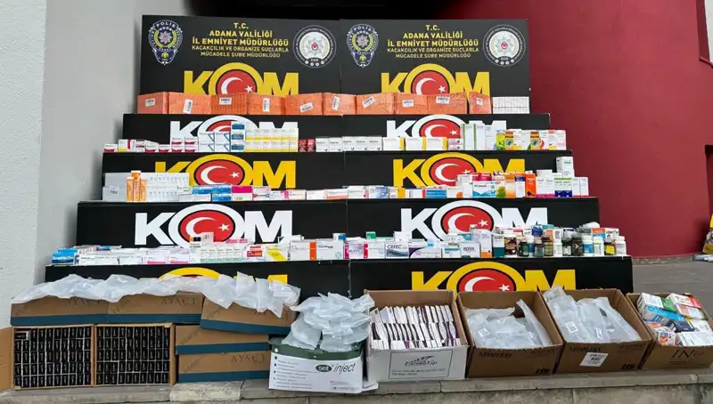 Adana'da Yasa Dışı İlaç Operasyonu: 5 Kişi Gözaltında