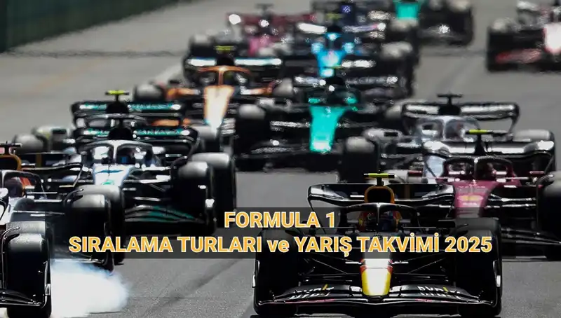 2025 Formula 1 Takvimi Açıklandı: Tarihler, Saatler ve Yayın Kanalları
