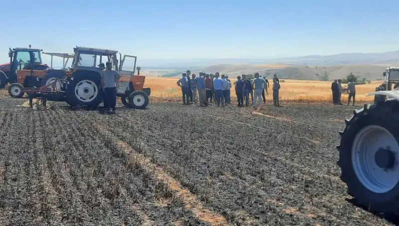 Yozgat’ta 100 Dönümlük Tarım Arazisi Alevlere Teslim Oldu