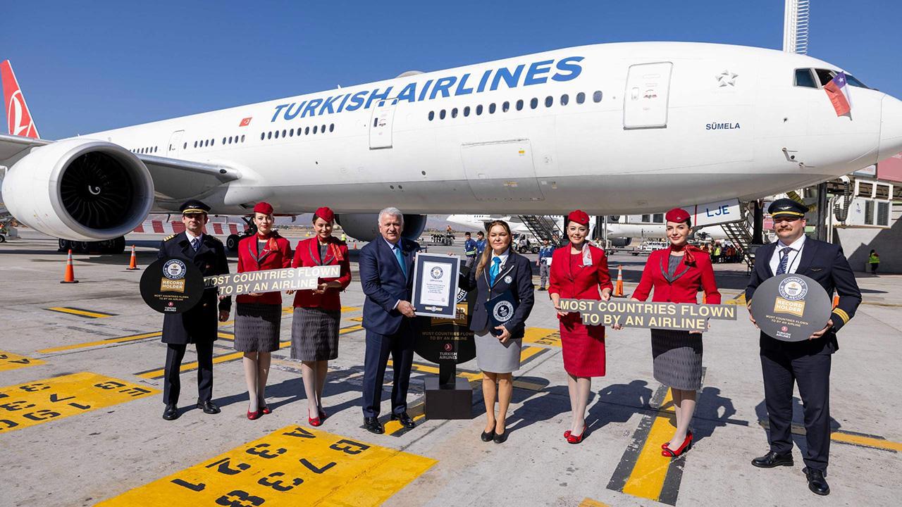 THY, Dünyanın En Çok Ülkesine Uçan Havayolu Şirketi Unvanını Aldı!