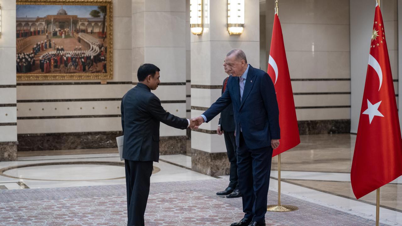 Büyükelçiler, Cumhurbaşkanı Erdoğan'a güven mektubu verdi